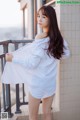 Cherry beauty shows off her thighs in a set of photos by MixMico (31 photos)
